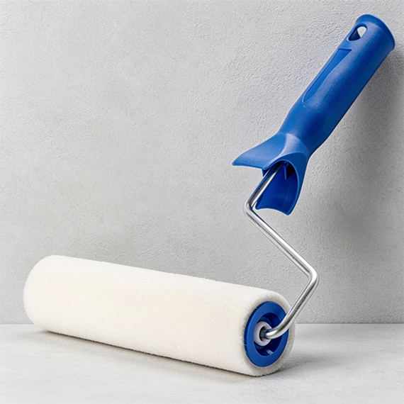 Velour roller with bracket 24 cm