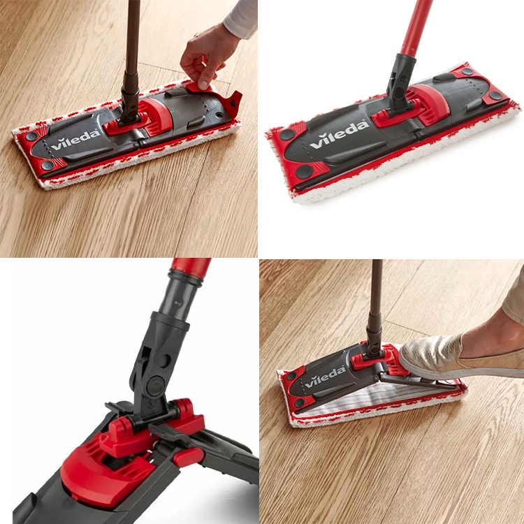 Mop with squeezing bucket