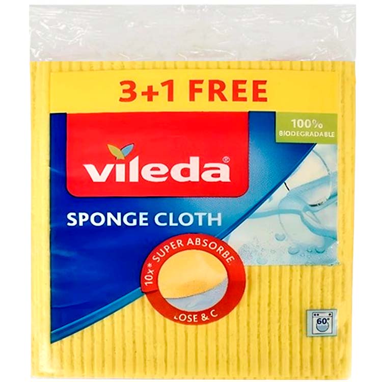 Sponge cloth 18x20 cm 4 pcs