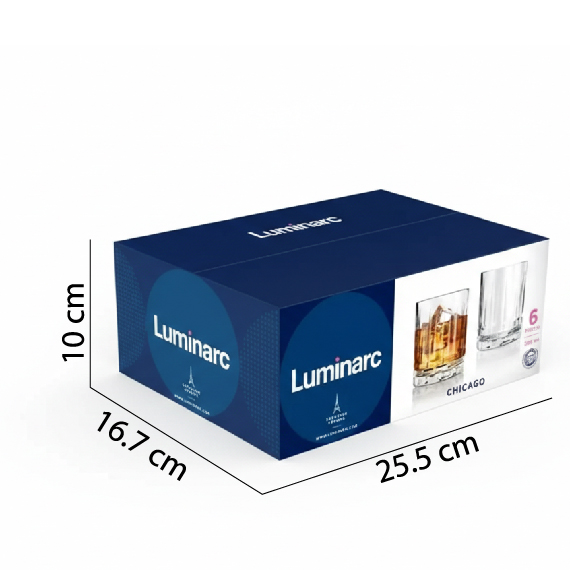 Whiskey glass 300 ml 6 pcs