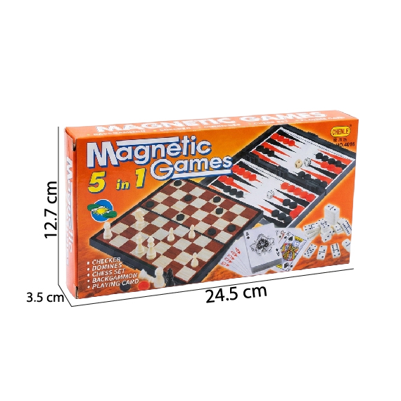 Backgammon / Chess / Dominoes / Playing Cards 24 cm