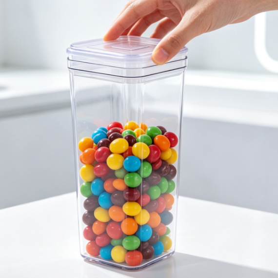 Dry food jar with lid 2,3 l