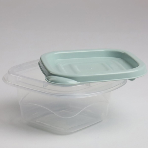 Food container with lid 19x19x9 cm/ 2․1 L, Փիրուզ
