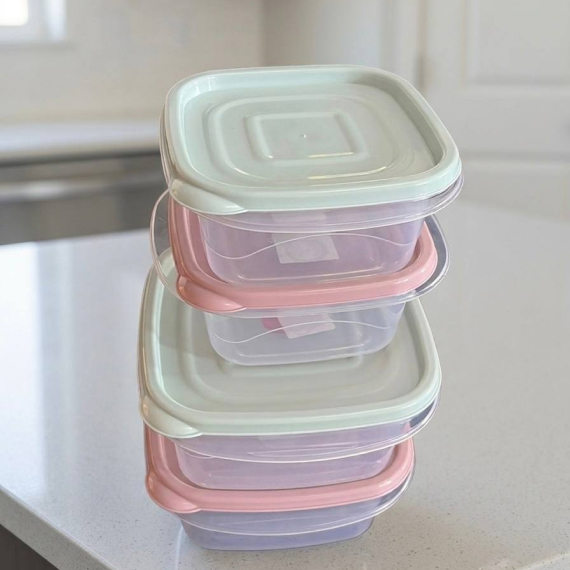 Food container with lid 19x19x9 cm/ 2․1 L, Փիրուզ