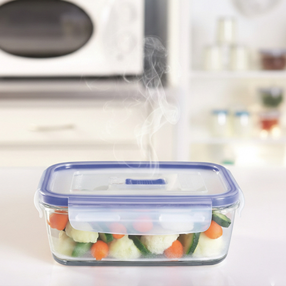 Food container with lid glass 1.2 l