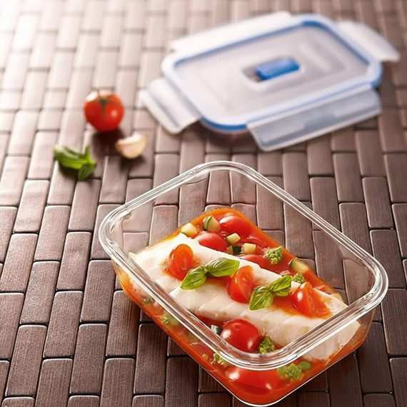Food container with lid glass 1.2 l