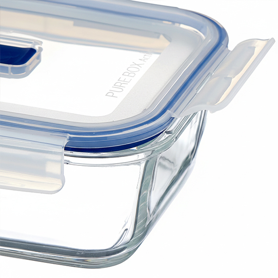 Food container with lid glass 1.2 l