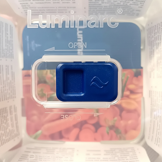 Food container with lid glass 1.2 l