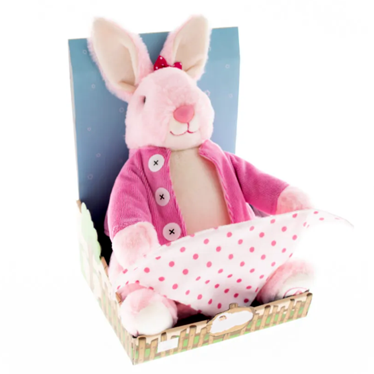 Talking and playing hide Rabbit
